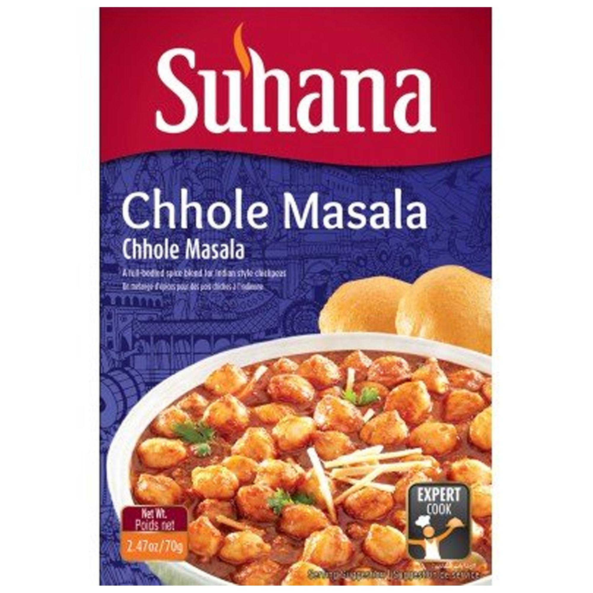 Suhana Chhole Masala 50g Pack Of 6 Authentic Chickpea Spice Mix Indian Curry Chana Masala Seasoning Flavor Blend