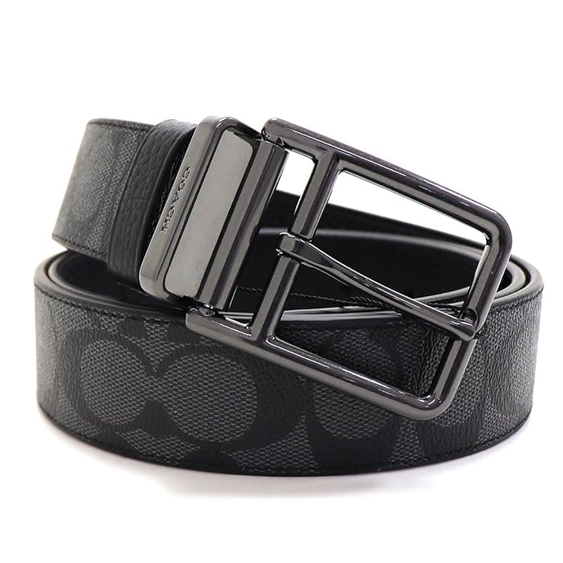 

Ремень тренера мужской ремень COACH Belt Reversible, характеристики: двойная пряжка, обрезанный носок, цвет уголь x черный CQ006 QBMI5 [продукт]
