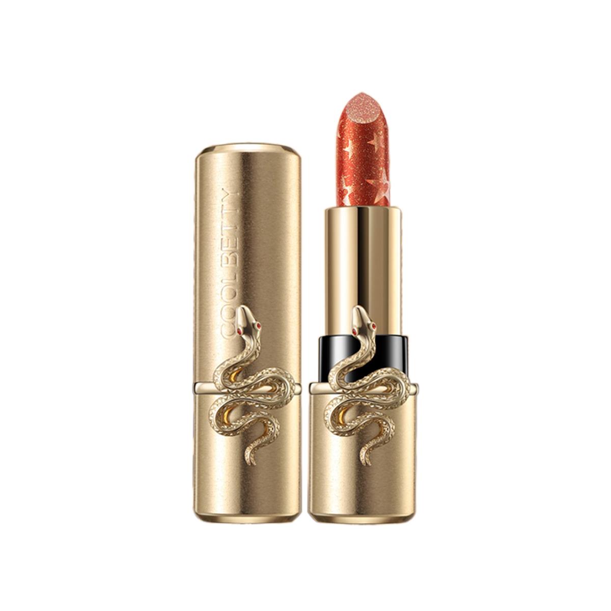 

COOL BETTY Snake Shape Velevt Lipstick Водостойкая долговечная красная губная помада