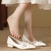 Fashion Spring And Autumn New Fashion Casual Low Heels Women Shoes Pointed Toe Elegant Women Pumps Versatile Women Single Shoes