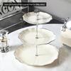 Double-Layer Skewer & Fruit Plate: Cake Stand and Pastry Tray for Afternoon Tea, Large & Small Sizes