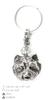 West Highland White Terrier, Westie, Westy I - Silver-plated Dog Pendant, Handbag Decoration, Backpack Pendant by Art-Dog Brand