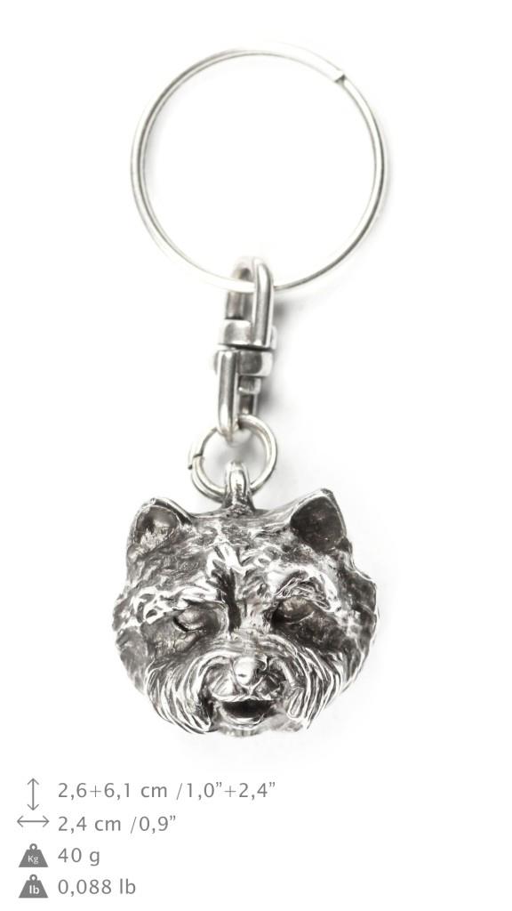 West Highland White Terrier, Westie, Westy I - Silver-plated Dog Pendant, Handbag Decoration, Backpack Pendant by Art-Dog Brand