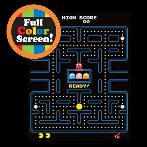 Arcade Classics - Retro Mini Arcade Game with Full-Color Screen, Classic Handheld Electronic Game Console, 90s Toy, Great Gift for Kids Ages 8+, Pac-M