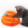 Funny Cat Pet Toy Cat Ball Toys Intelligence Triple Play Disc Cat Toy Balls Tower Tracks with Balls Toy Pet Product