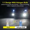 ICE BLUE 8000K H11 LED H8 HB4 9006 9005 HB3 Car LED Bulbs Wireless Turbo Led Fog Lamp Auto Driving Running Lamp 12V New Chips
