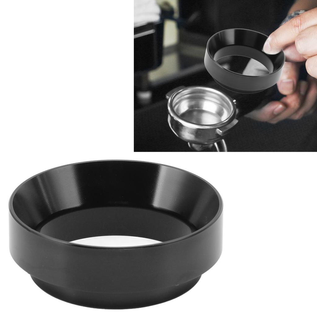 51mm Dosing Funnel Anti Flying Powder Aluminum Alloy   Dosing  s with Magnetic for Household Coffee Shop