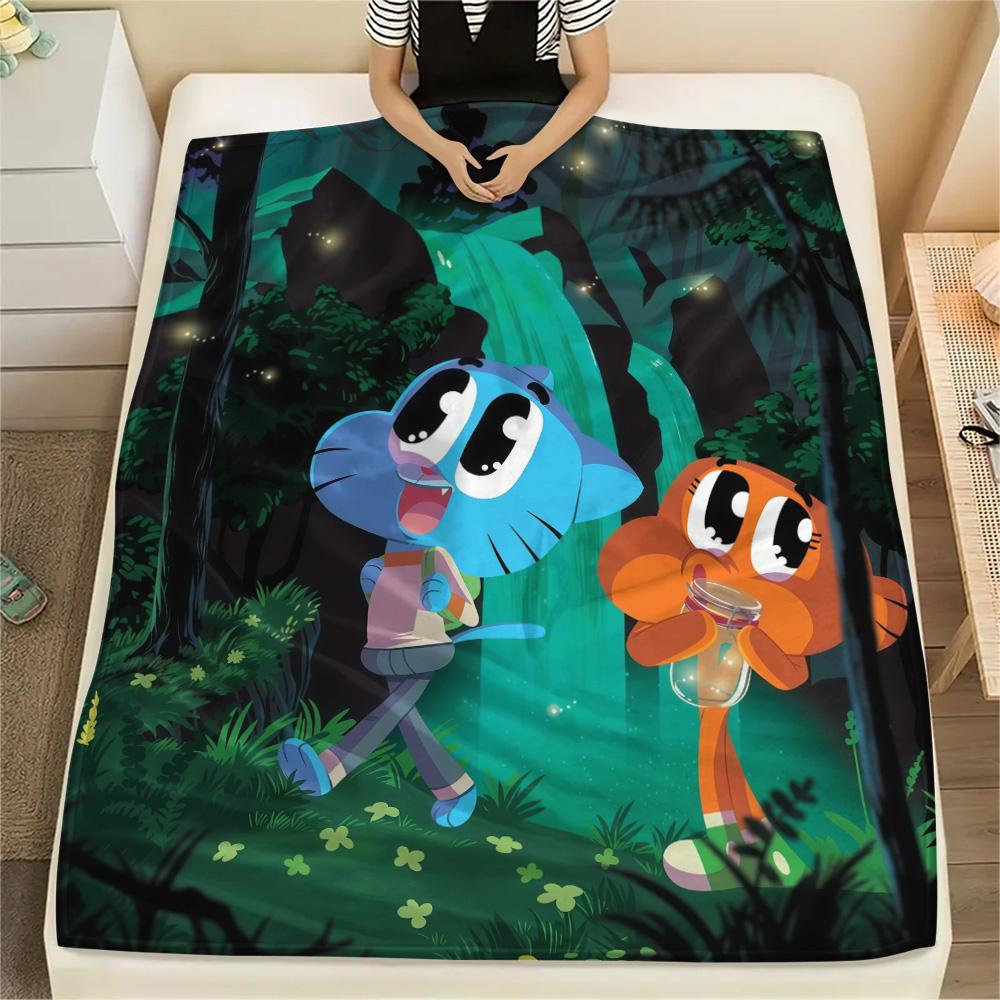 The Amazing World of Gumball2 Flannel Blanket, High quality Comfortable for All Seasons, Home Decor, Warmth and Comfort