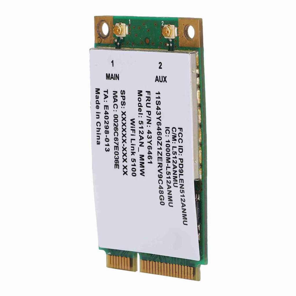 Wireless Network Card 2.4G 5G 300Mbps Mini PCIe Card for Lenovo Y450 Intel 5100 5100AGN 512AN_MMW