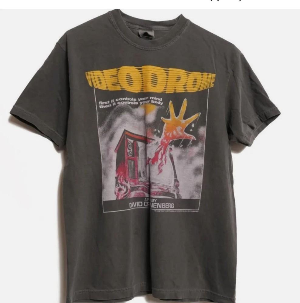 

Видеодром Дэвид Кроненберг Футболка 1980-е Психологическая Драма Фильм Травма Тела char 4XL