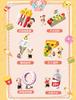 Creative DIY Kumamoto Bear Street View Ice Cream Shop Building Block,  City Model Bricks , Boys Girls Children Toys Adult Gift