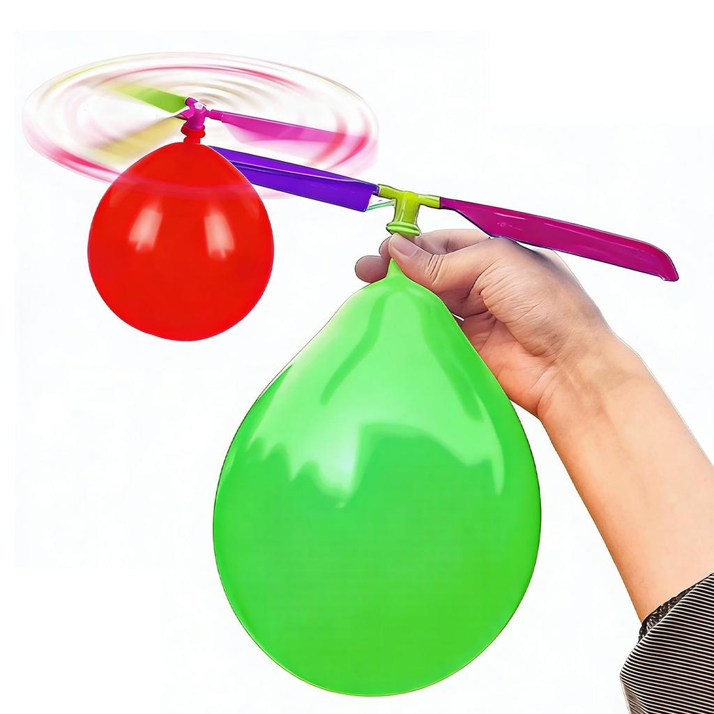 3set DIY Balloon Propeller Helicopter Science Kit - Aerodynamic Helicopter Education Model, Handmade Science Experiment ZSY