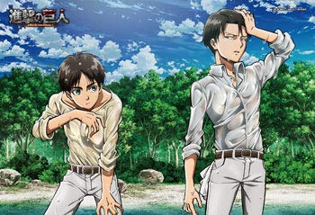 ENSKY 300-Piece Jigsaw Puzzle Attack on Titan: The Distance Between Two People (26x38cm)