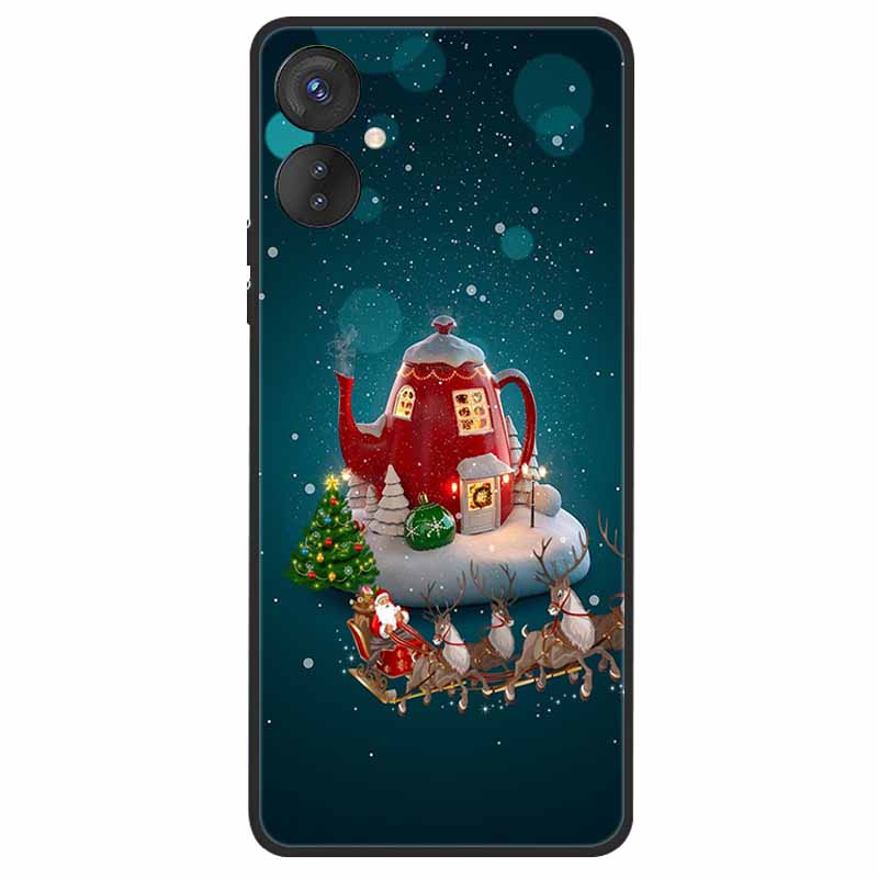 Christmas Case For Tecno Spark 9 Pro POP 5 LTE 7 7T 5 Pro Silicone Soft TPU Cover for Tecno Spark9 Pro 9Pro KH7 Case POP5 LTE