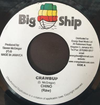 7inch Record CHINO / BLACK RYNO - Crawbup / Tell It To Dem NONE Big Ship Jamaica Reggae, Ska & Dub Used