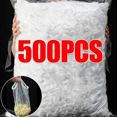 500/30 Stück Einweg-Spülbeckenfilter-Netzbeutel Küchenspüle Sieb Ablaufloch Antiblockier-Müllsack Reinigungssiebe Netz