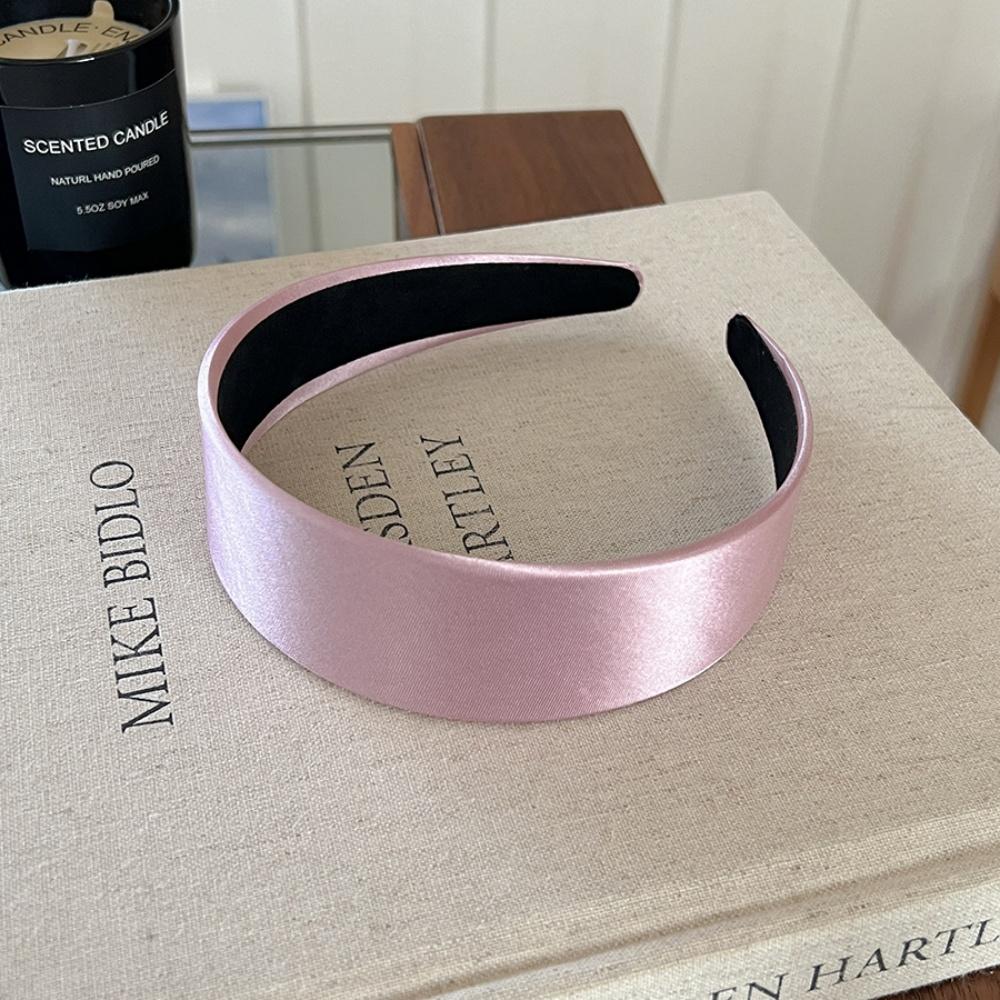 Solid Wide Hairbands For Women Girls Satin Hair Bands Fashion Headband Hair Hoop for Korean Hair Accessories Gift