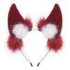 Handmade Plush Cat Ear Headband Women Men Cosplay Anime Convention Kawaii Animal Ears Hair Accessory