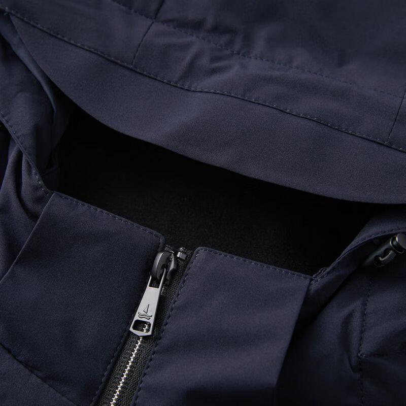 Navigare Men's Detachable Hood Short Cotton Jacket