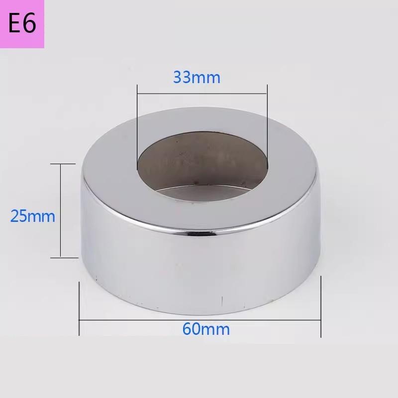 2 ks Konektor vodovodní trubky 1/2"3/4" Nerezová ocel Dekorativní kryt kohoutku Panel úhlového ventilu sprchy Kuchyňské doplňky k kohoutku