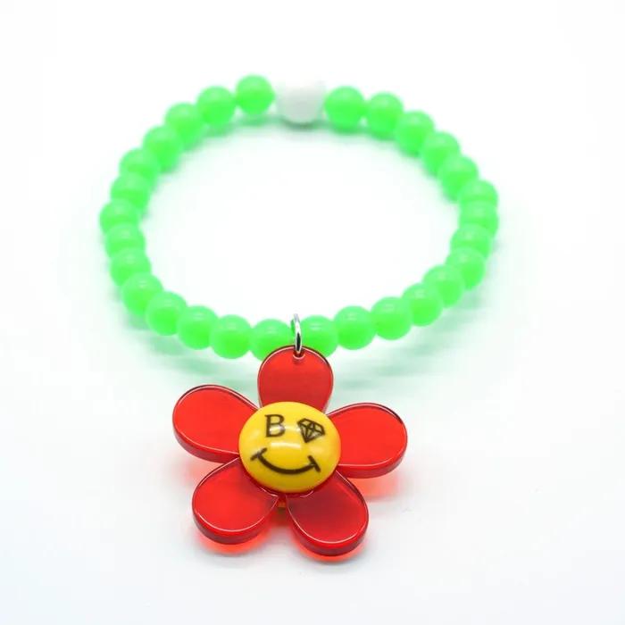 Daisy Smile Neon Colorball Bracelet