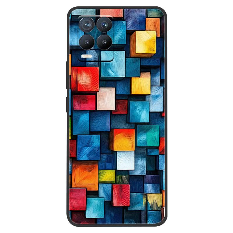 For Realme8 Pro 4G Soft Silicone Shell Protective Cover Cool Car Animal Cartoon Pattern Phone Case For Realme 8 pro RMX3081 8i