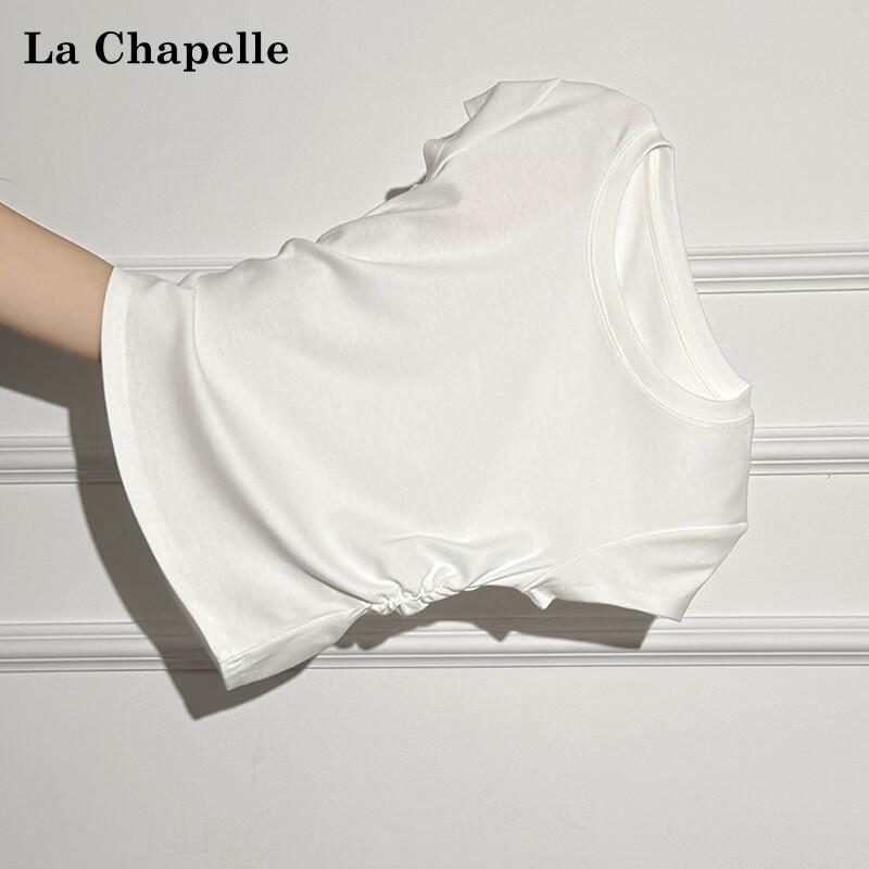 La Chapelle Women's Round Neck Slimming T-Shirt