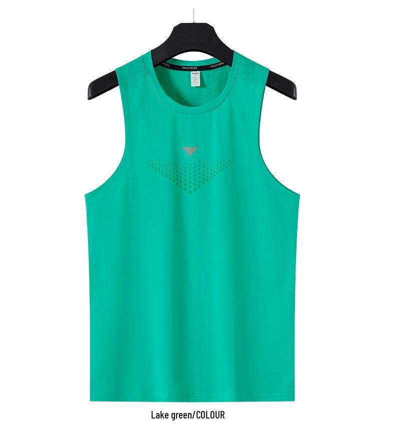 Men's Ultra-Thin Quick-Dry Elastic Sports Tank Top, Multi-Color, Sleeveless