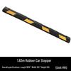 Rubber & Plastic Wheel Chock: Anti-Collision Parking Stopper for Garage and Reversing.