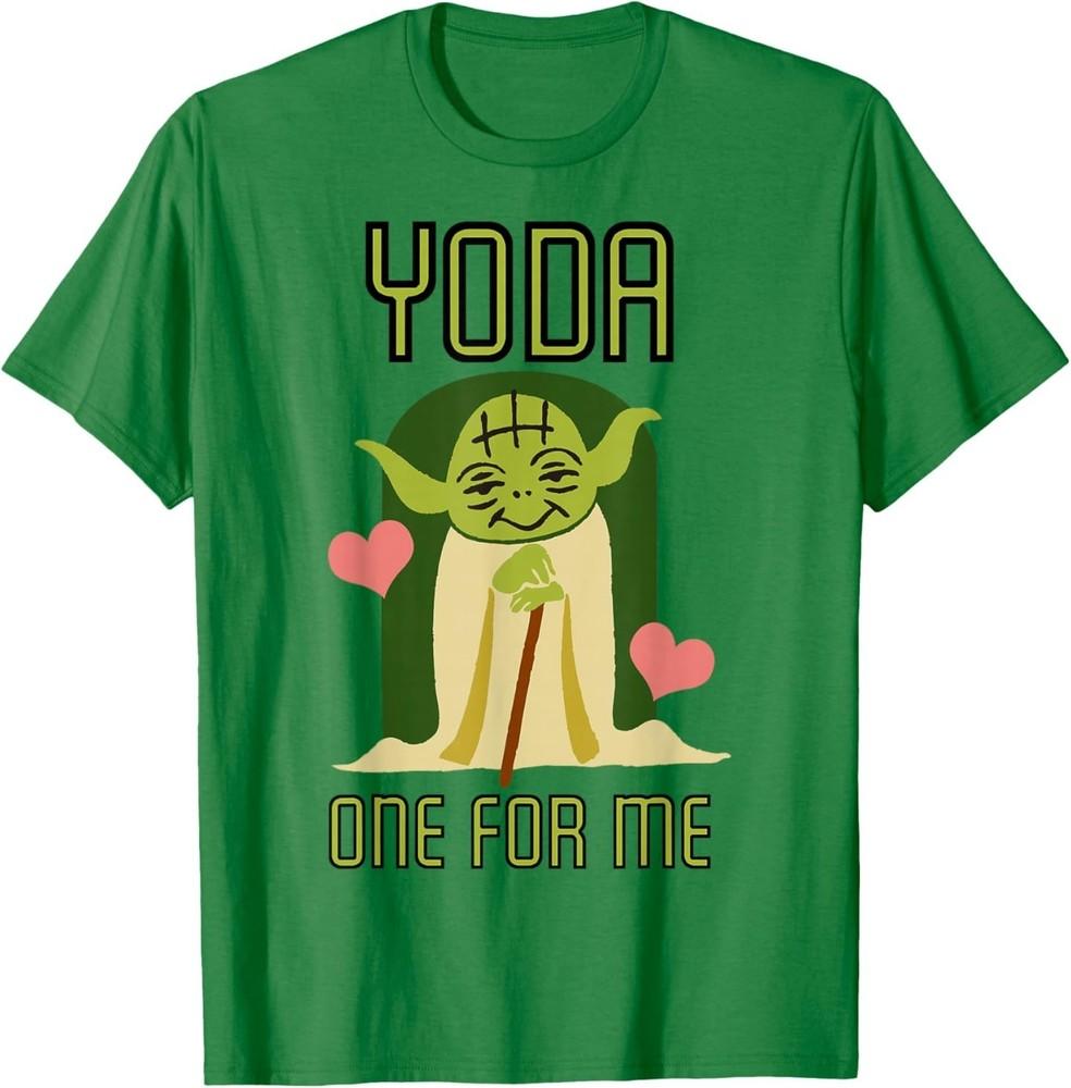 Star Wars Yoda One For Me Cute Valentine#039;s Day TShirt Unisex T-Shirt XXXL
