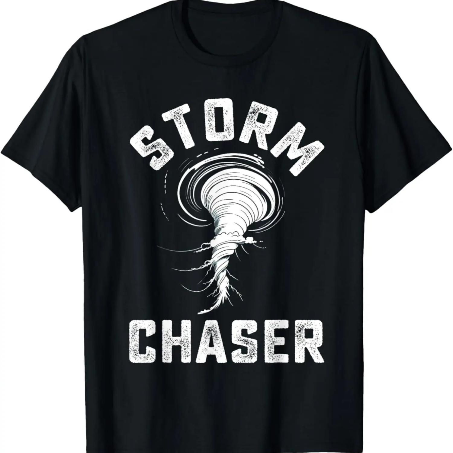 

Storm Chaser Costume Tornado Twister Chasers Kids Boys Men T-Shirt S чёрный