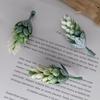 5pcs Mini Branches Stamen DIY Wreath Decorative Accessories Artificial Flower Leaves Grass Christmas Party Decoration Fake Plant