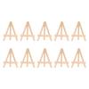 10Pcs   Stand, Premium Pine Wood   sel Stand Multifunctional Foldable Lightweight, with No Need Assembly, for Painting Photos Postcard Display