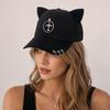 Metal Rings Baseball Caps Cotton Dad Hat Creative Hip Hop Cap  Four Seasons