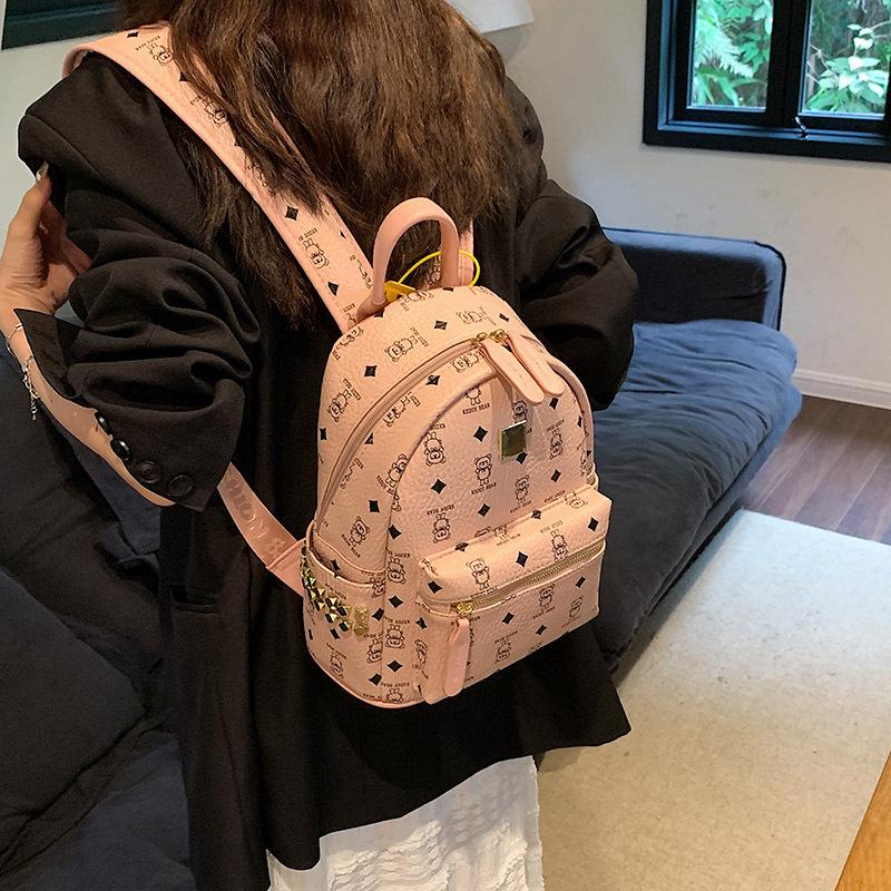 Women's Bag, New Style for Summer, American Vintage Fashion, Niche Backpack, Korean Style, Instagrammable, Dual-purpose Women's Bag