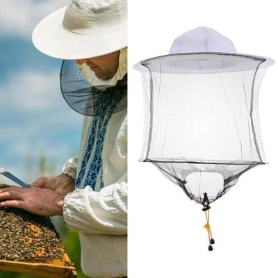 NEU 1 STÜCK Hochwertige Imkerei Weiß Baumwolle Bienenhut Zubehör Mit Klappverschluss Imkerei Schutz High-End Und Hut Ve Q4C3