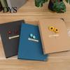 Ručně vyráběný fotoalbum Slunečnice DIY Scrapbook Album, Pamětní kniha na vlepování s tlustými prázdnými stránkami, Kreativní řemeslná vzpomínka na cestovní fotografie Každodenní