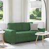 2 Seater Sofa in Dark Green 180 x 77 x 82 cm Cord Fabric