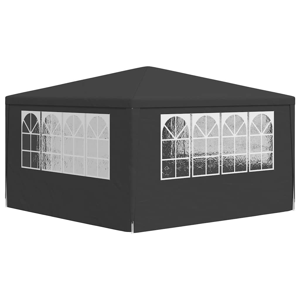vidaXL Pro Party Tent with Side Walls 4×4 M Anthracite 90 G/m²