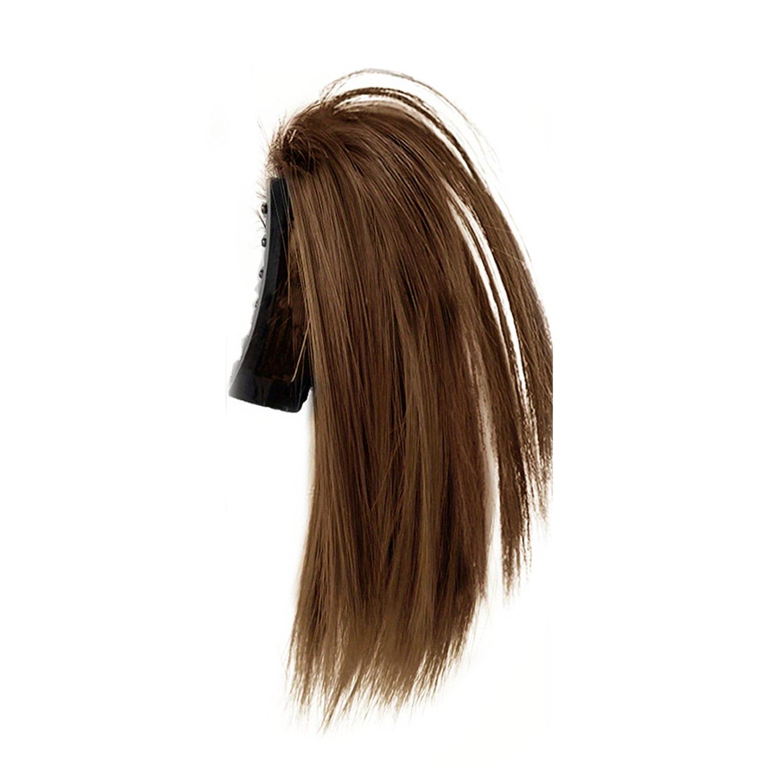 

Шикарное наращивание хвоста для женщин — прямая термостойкая синтетическая прическа для увеличения объема на каждый день 25cm