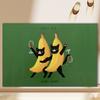 Cartoon Black Cat Diatom Anger Bathroom Floor Mat Bathroom Toilet Home Anti Slip Quick Drying Simple Toilet Floor Mat