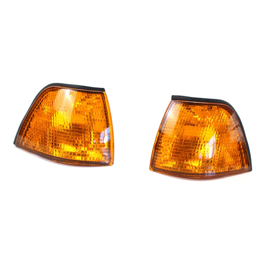 Corner Light Lens Replacement Yellow Amber Indicator Lamp Replacement For Side Corner Signal Light Fit For BMW E36 3