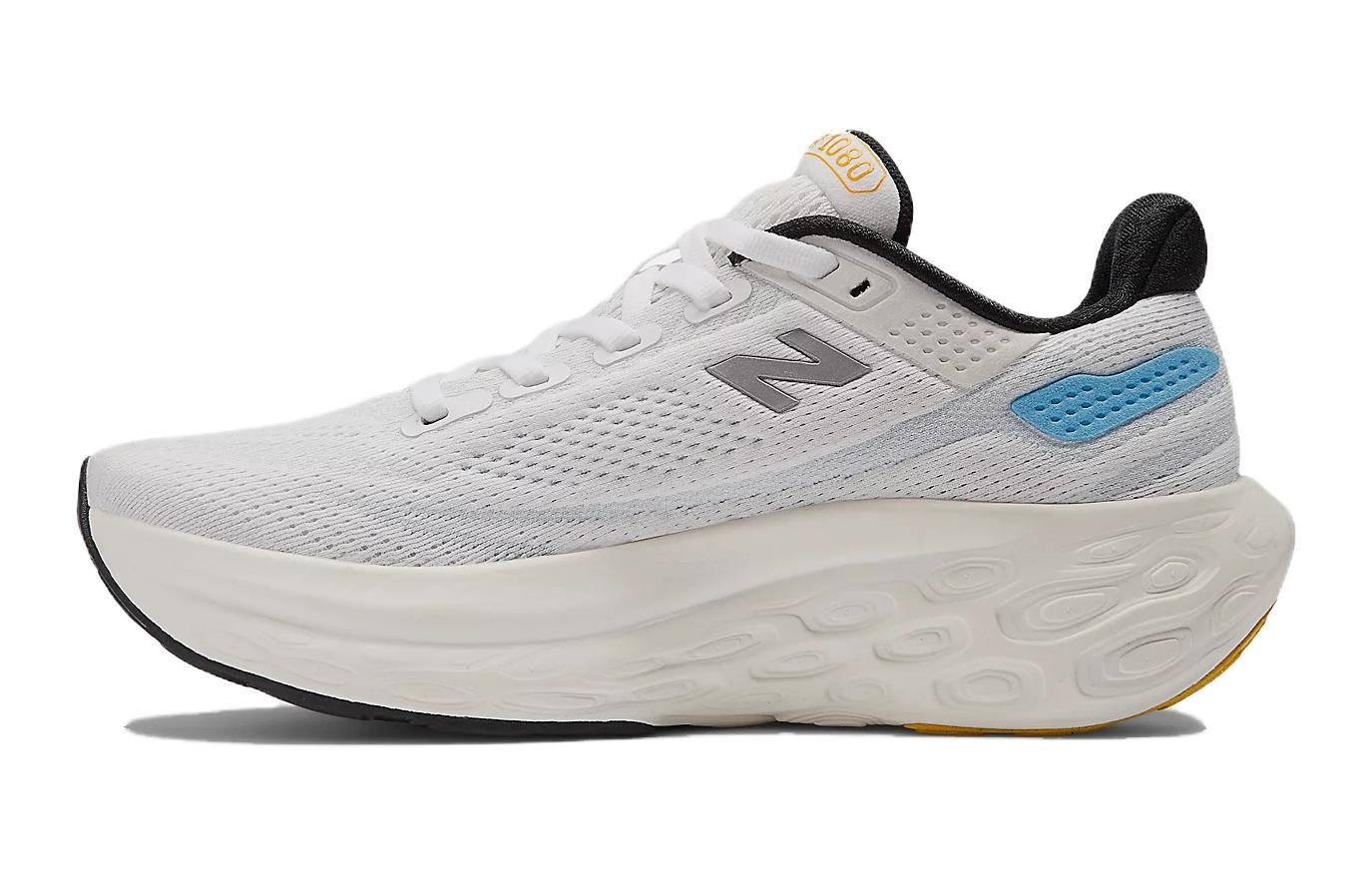 New Balance Fresh Foam X 1080v13 Big Kid Wide White Coastal Blue 36