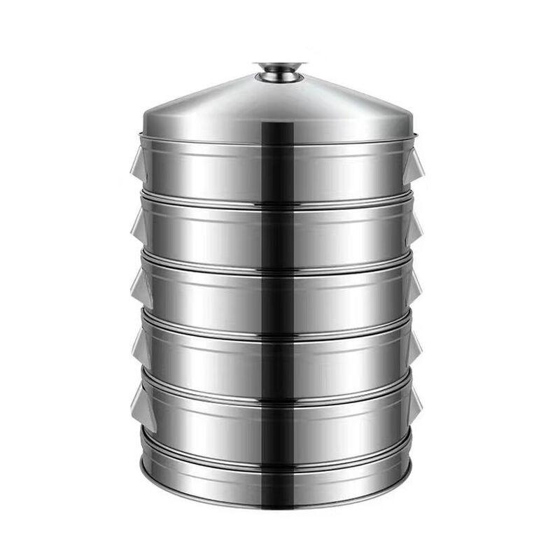 47CM Thickened Stainless Steel Steamer Basket Set