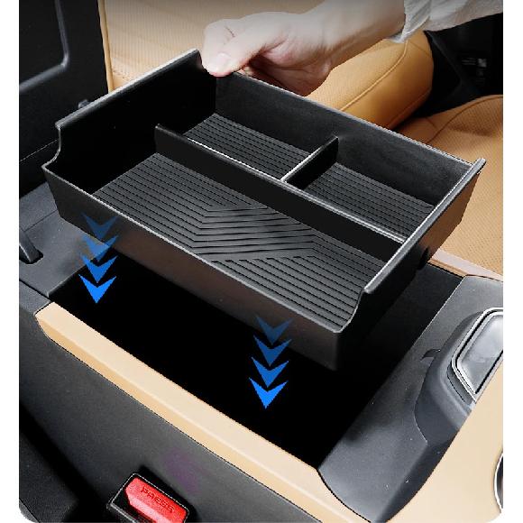 For Geely Galaxy Starship 7 EM-i 2024 2025 Car Armrest Box Storage Box Center Console Lower Layered Storage Box Auto Accessories