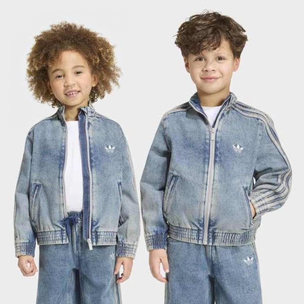 adidas Kids Firebird Loose Denim Track Top