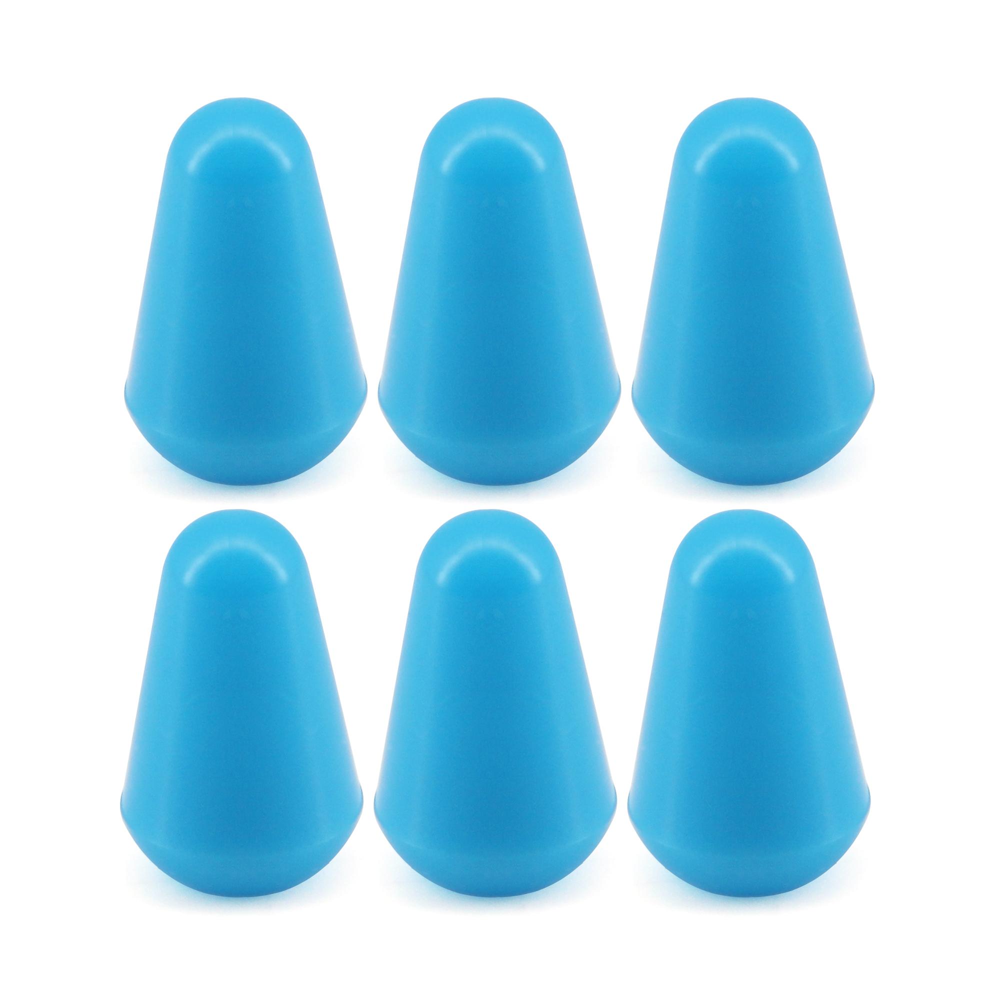 

FLEOR 6pcs Plastic Electric Guitar Switch Tips 5 Way Switch Knobs Tips Caps Buttons Guitar Accessories ,11 Colors to Choose