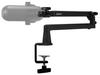 GRAPHT Low-Profile Microphone Arm [Black] 2kg Weight Capacity, 360-Degree Rotation, Adjustable Angle, 38" and 58" Mic Clip, Clamp Type, for