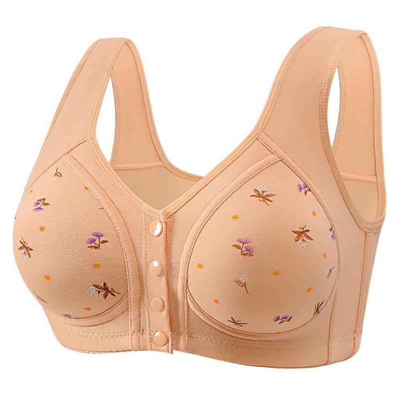 Women Large Size Front-closure Bra Vest Style Bra
