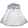 Teenager Mädchen Winterparkas Kinder Einfarbig Taille Verdickte Isolierung Plüsch Kapuzenjacke Mantel Kinderkleidung Lang Oberbekleidung